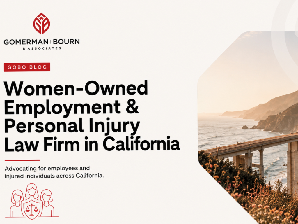 Women-Owned Employment & Personal Injury Law Firm in California